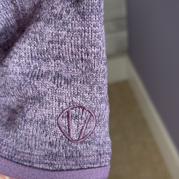 SUNICE Purple Quarter Zip Up Sweater - Picture 2 of 7